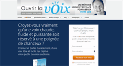 Desktop Screenshot of chant-souffle-voix.net